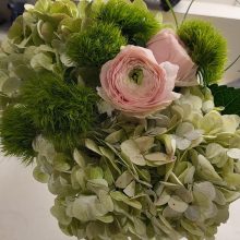 close up of flowers in a vase