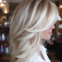 beautiful blonde hairstyle